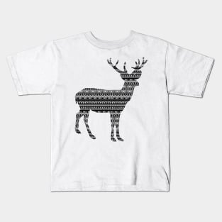 deer pattern Kids T-Shirt